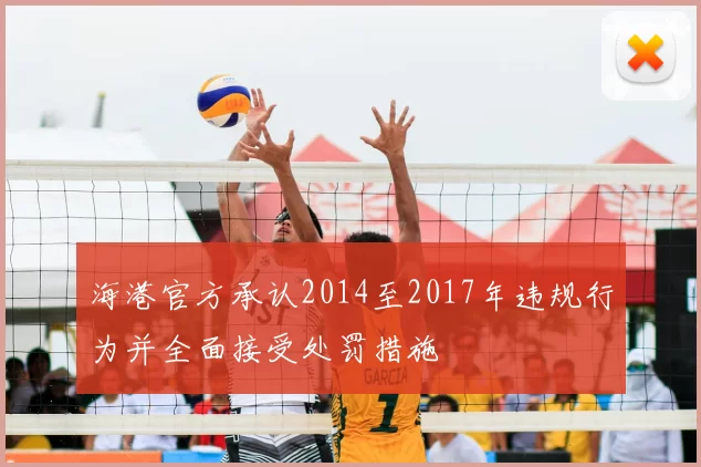 海港官方承认2014至2017年违规行为并全面接受处罚措施