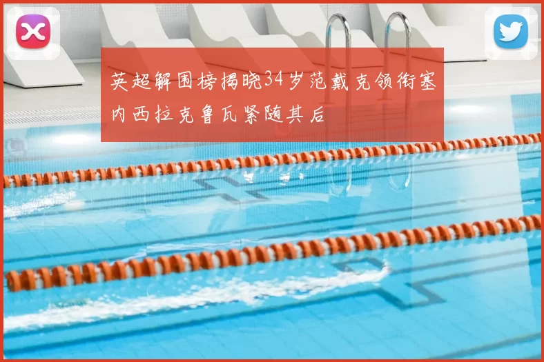 英超解围榜揭晓34岁范戴克领衔塞内西拉克鲁瓦紧随其后